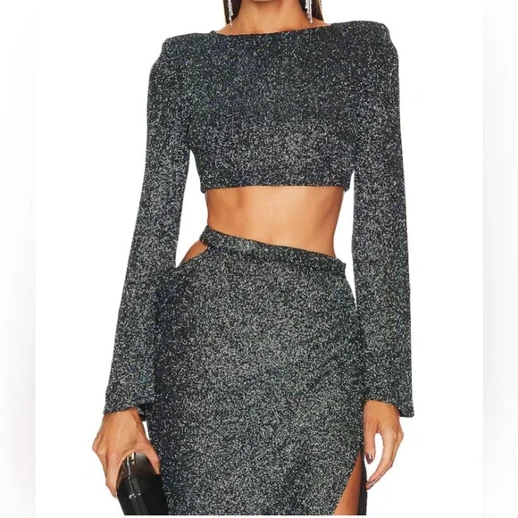 Michael Costello x revolve skirt and top - Picture 2 of 8